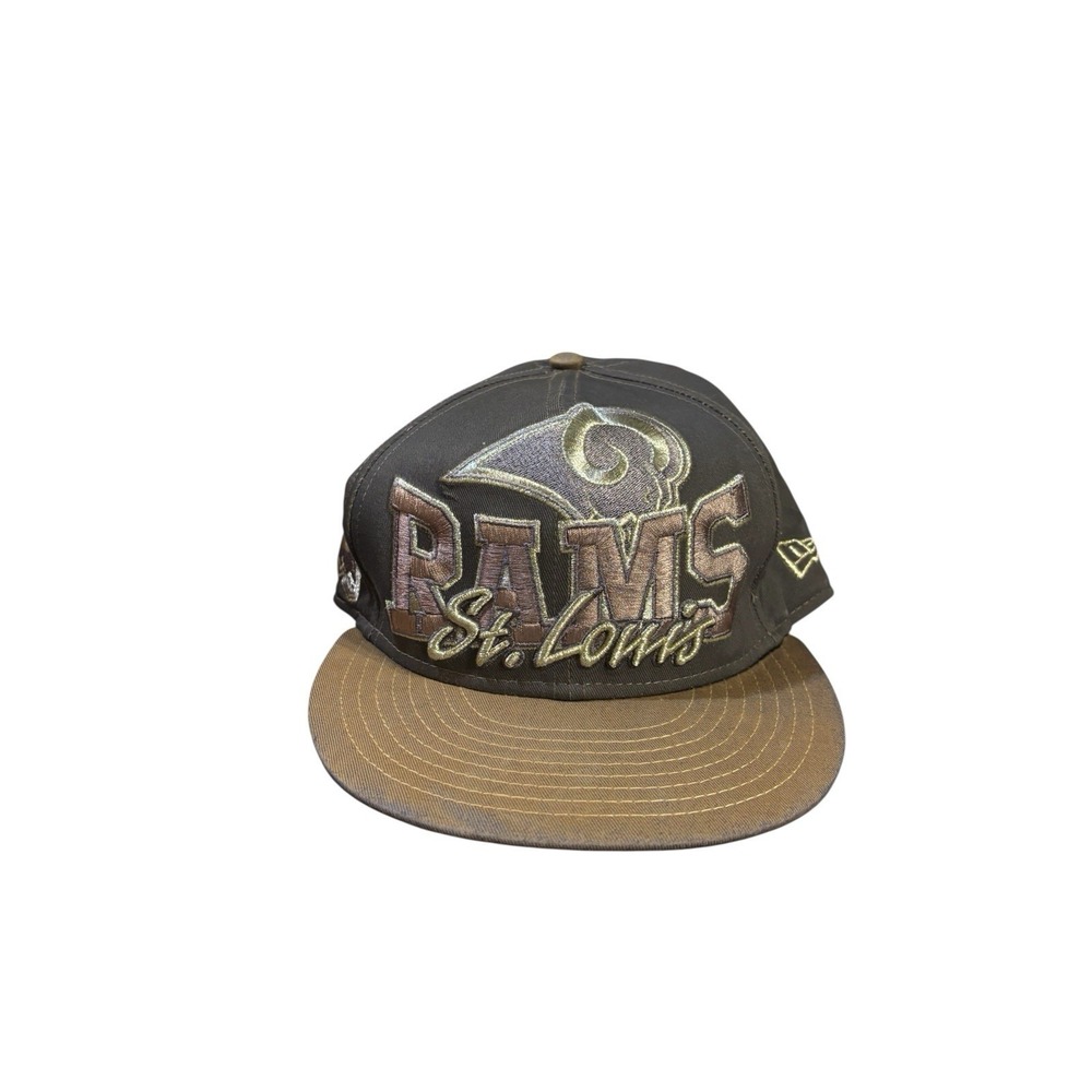 New Era St. Louis‎ Rams SnapBack Hat Gold Blue